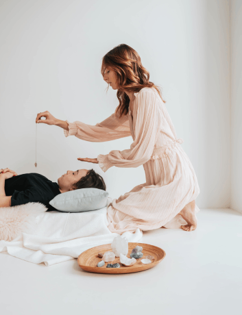 energy healing bij klant